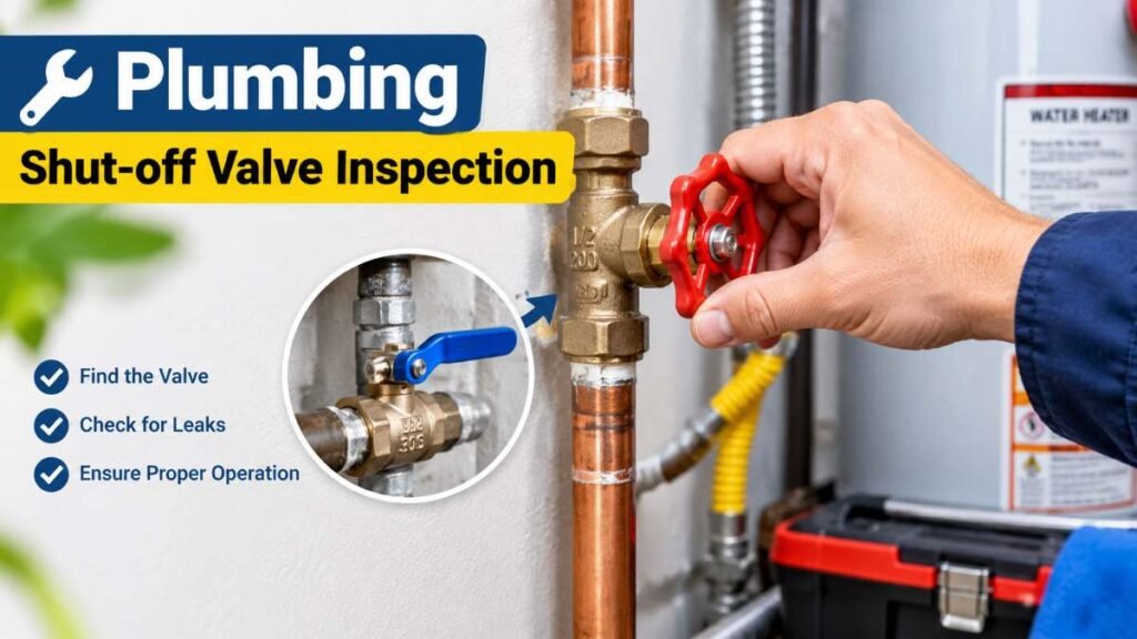 Checking main water supply lines before bathroom remodeling demolition