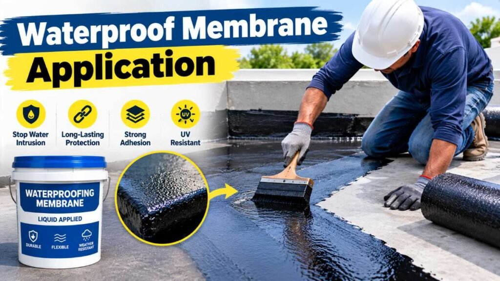 Applying ANSI A118.10 waterproofing during bathroom remodeling