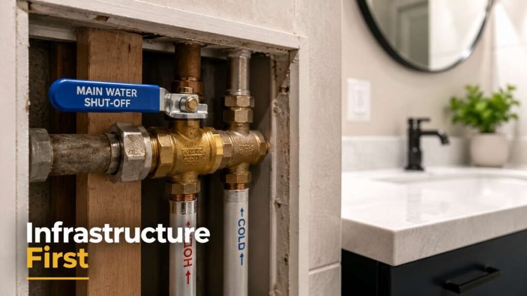 Bathroom Remodeling Infrastructure First