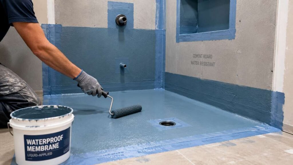 Bathroom Remodeling Waterproofing Process