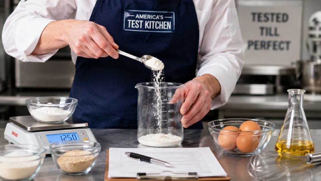 America’s Test Kitchen data-driven recipe testing lab