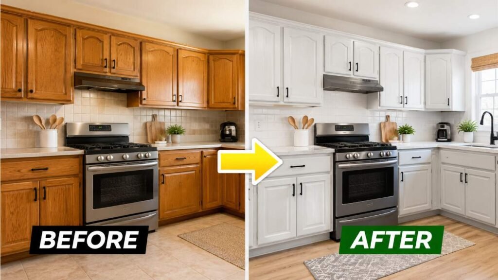 How to paint kitchen cabinets for a flawless professional finish
