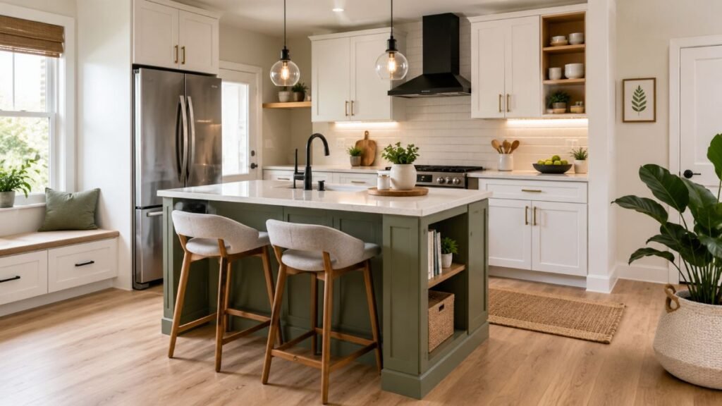 Modern small kitchen island ideas for compact space