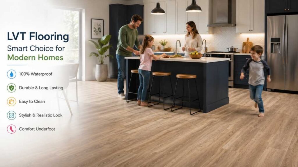 Luxury Vinyl Tiles in Kitchen Flooring Guide