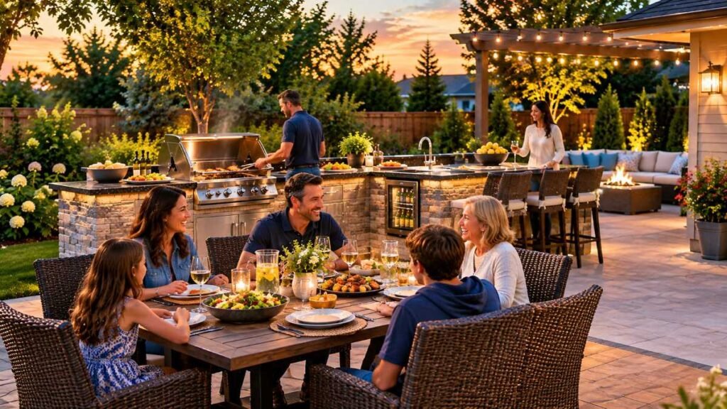 backyard outdoor kitchen ideas