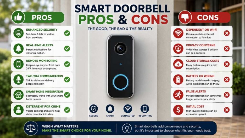 Evaluating the advantages and subscription trade-offs of a best smart doorbell.
