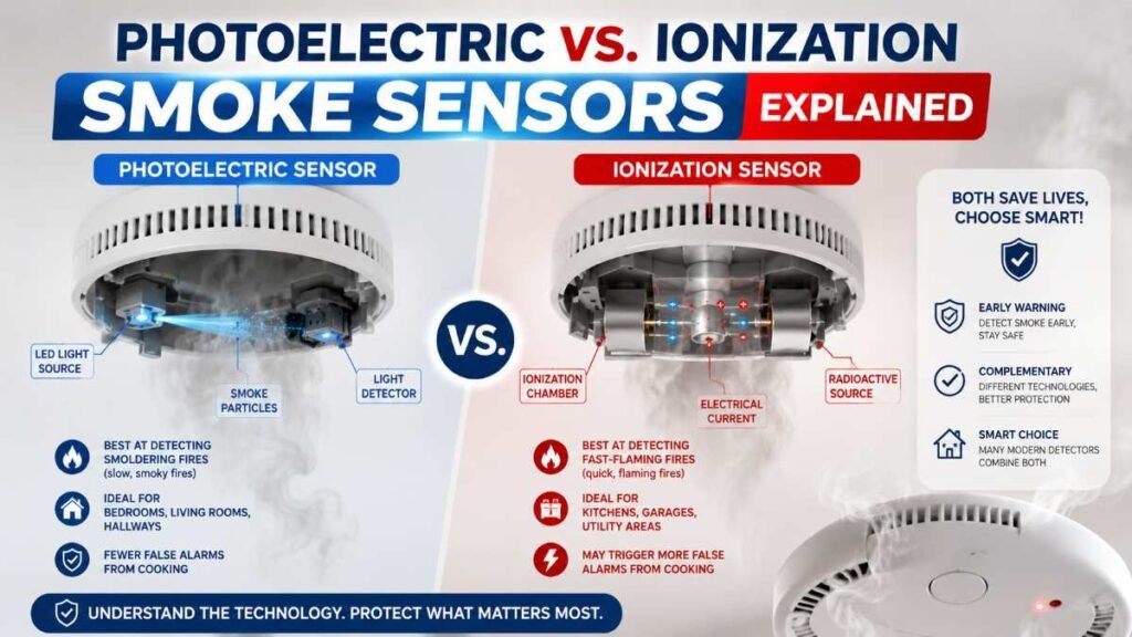 Photoelectric and ionization tech in finding which smart smoke detector is best