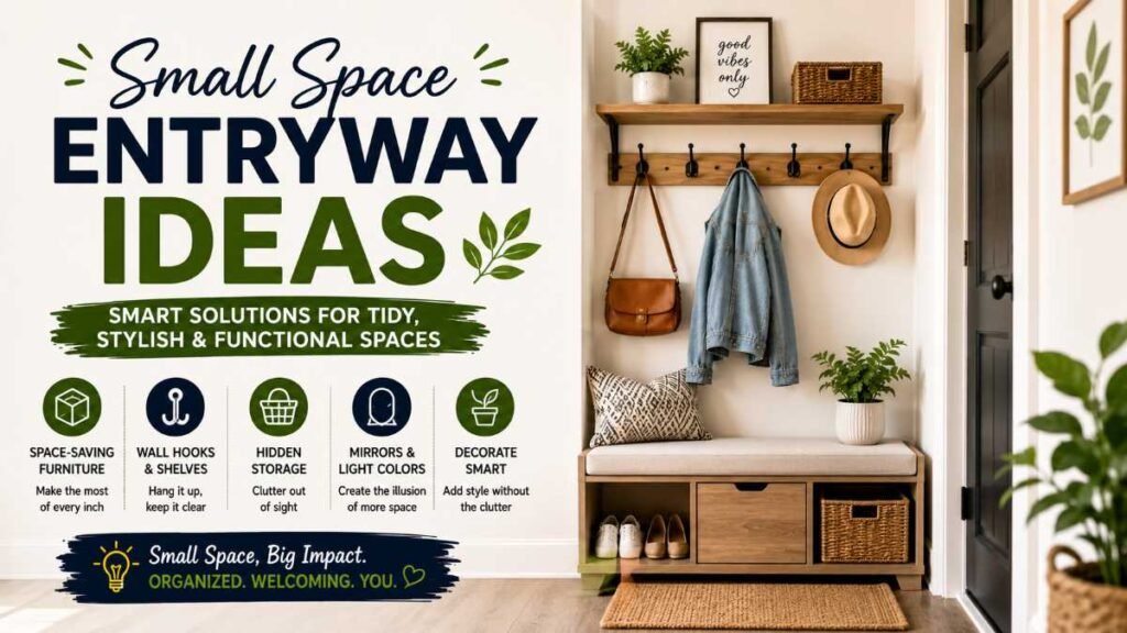 Entryway organization ideas for small spaces