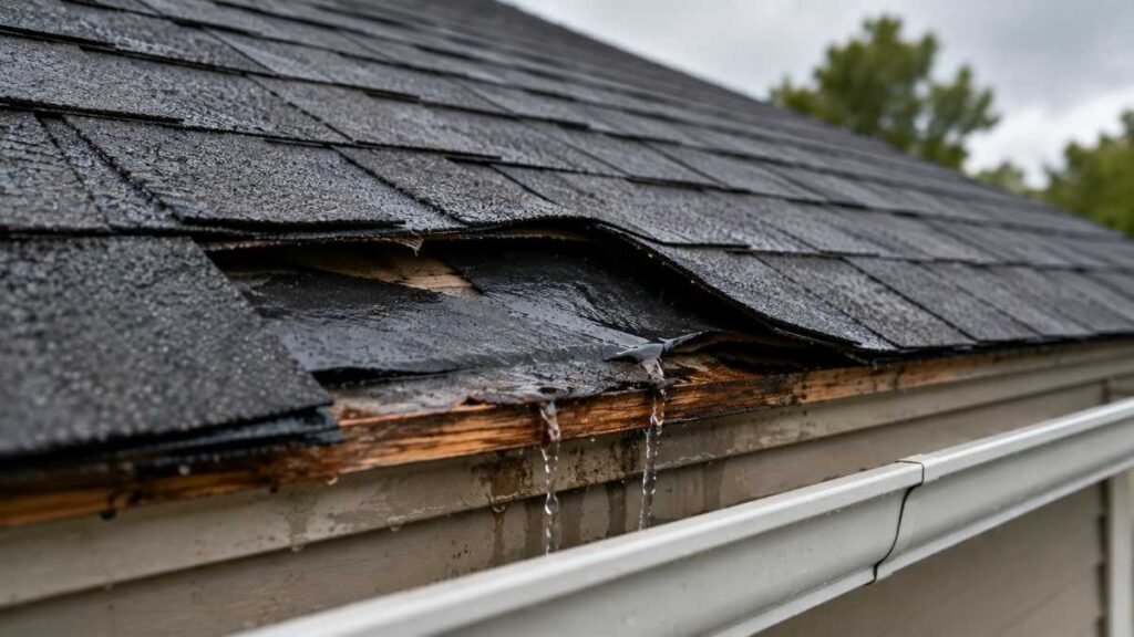 Small leak under shingles roof repair guide