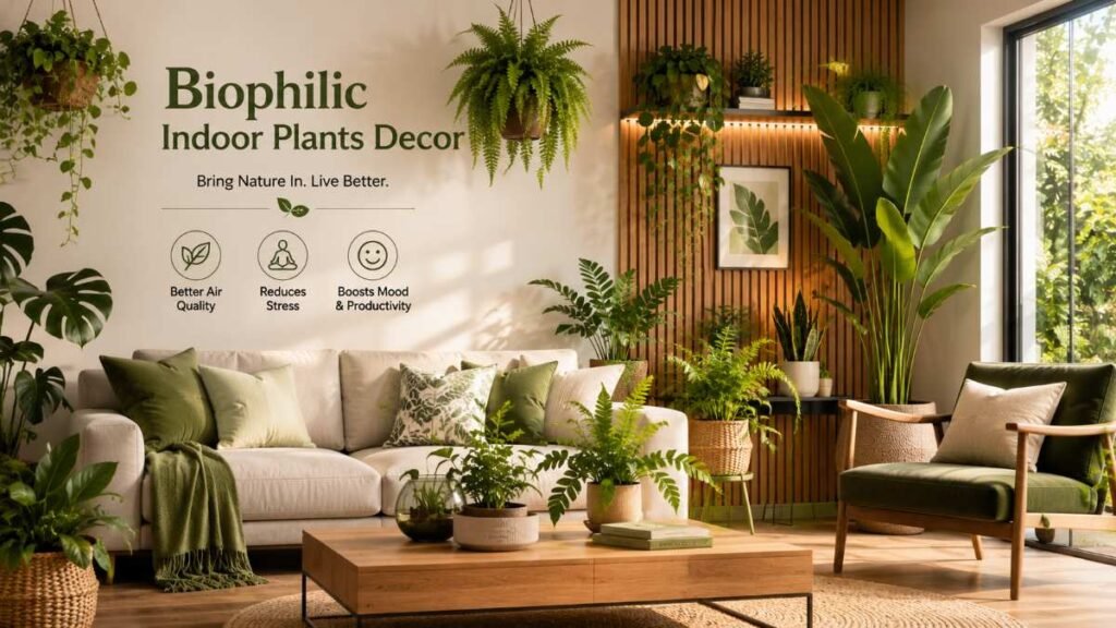 modern home decor ideas with indoor plants