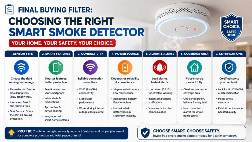 Priority filter flowchart for which smart smoke detector is best