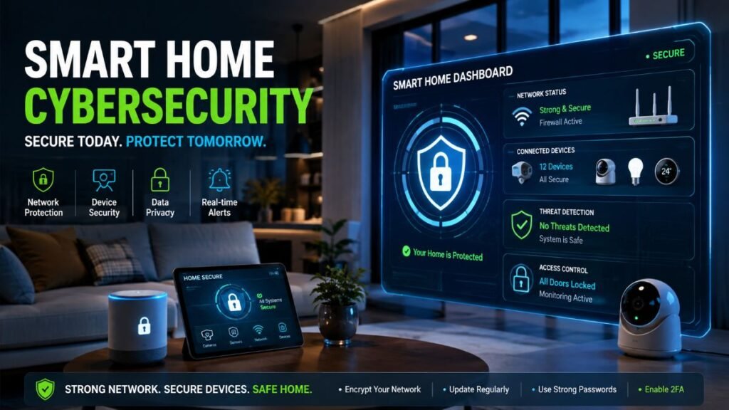 Essential smart home cybersecurity protection for a modern U.S. residence