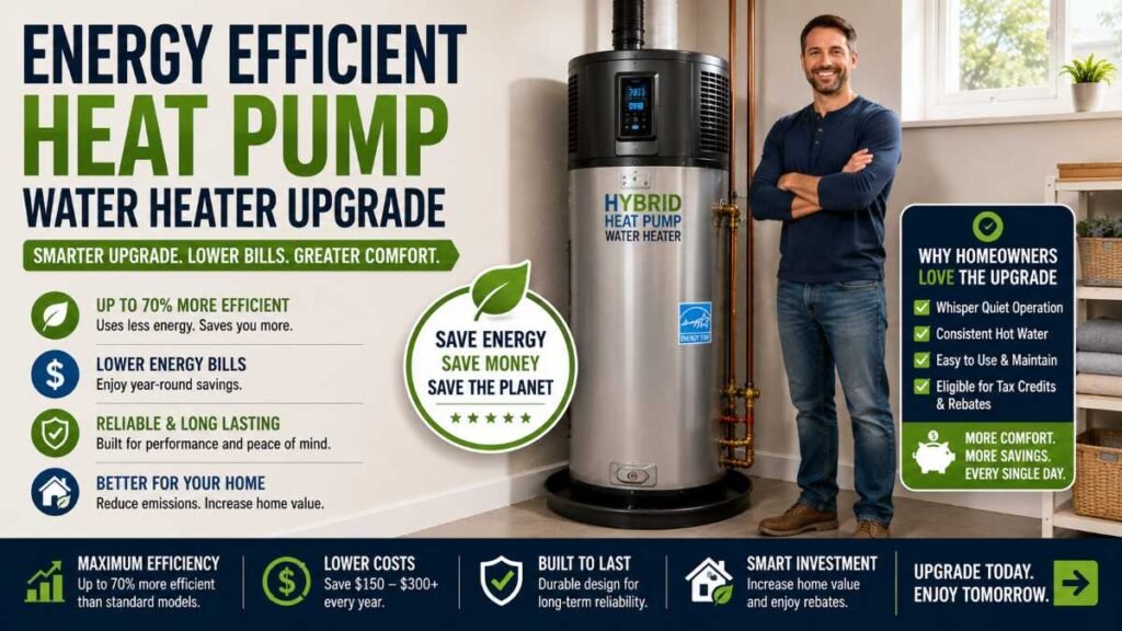 Choosing the best heat pump water heater in the USA for your home.