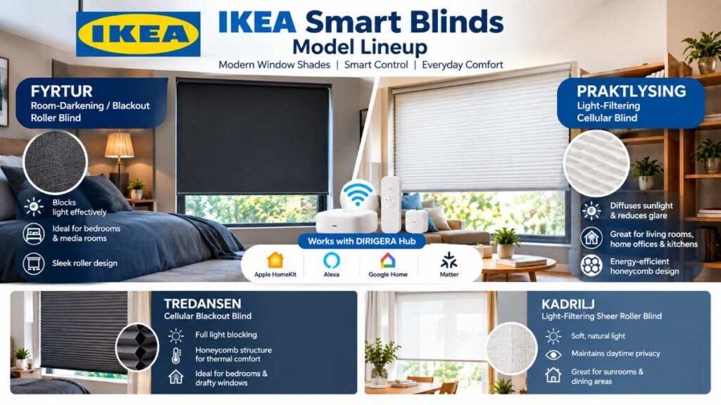 ikea smart blinds wireless remote control and DIRIGERA hub setup