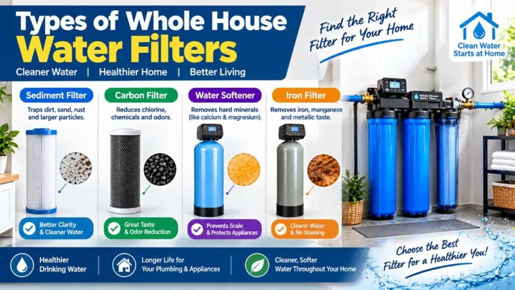 Comparison of stainless steel filter housing and big blue cartridge filter arrays.