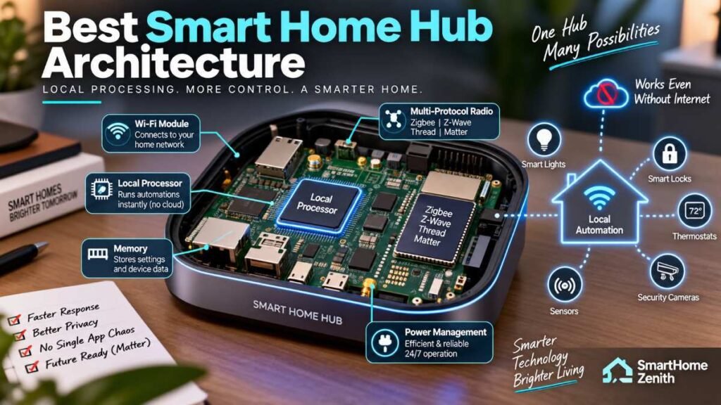 Internal architecture breakdown of the best smart home hub hardware