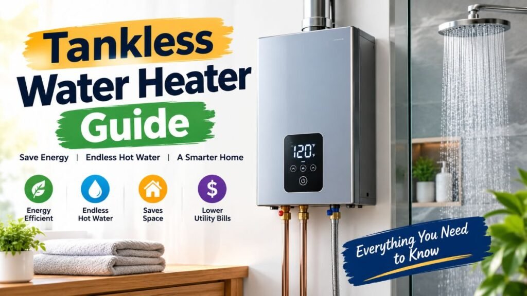 Wall-mounted unit featured in Tankless Water Heater Guide