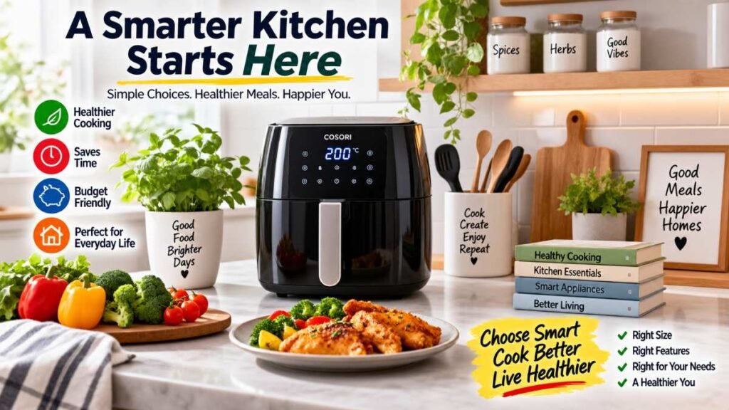 Optimized kitchen setup after choosing an air fryer vs convection oven