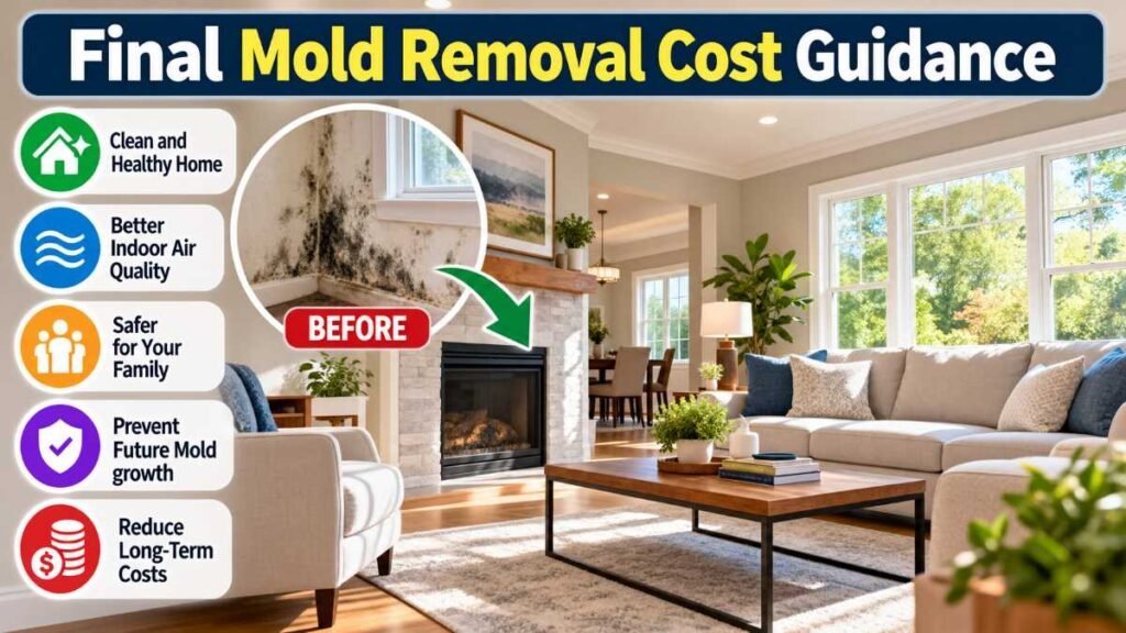 Restored moisture-free home after managing Mold Removal Cost effectively